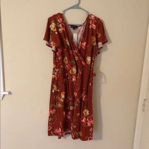 Floral Dress - 1X